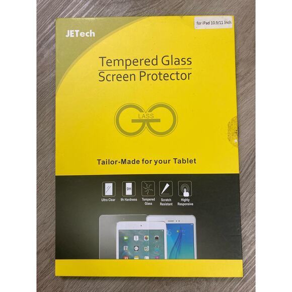 JETech Tempered Glass Screen Protector 10.9/11 Inch Pack - Picture 1 of 7